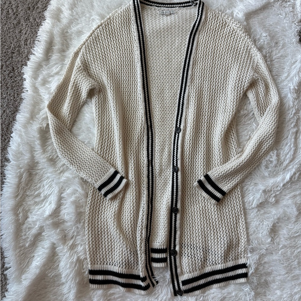 American Eagle Outfitters Open Knit Long Cardigan - Picture 5 of 10